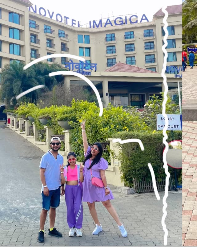 Instagram post by @didwanianeha for Novotel Mohammédia. Caption reads: Staycation Vibes ✨♥️🧿 Twinning 😍....