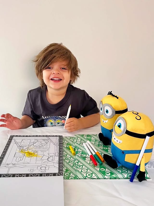 Instagram post by @xbina1 for BIG W. Caption reads: [...] fans 💛 The Minions new range from....