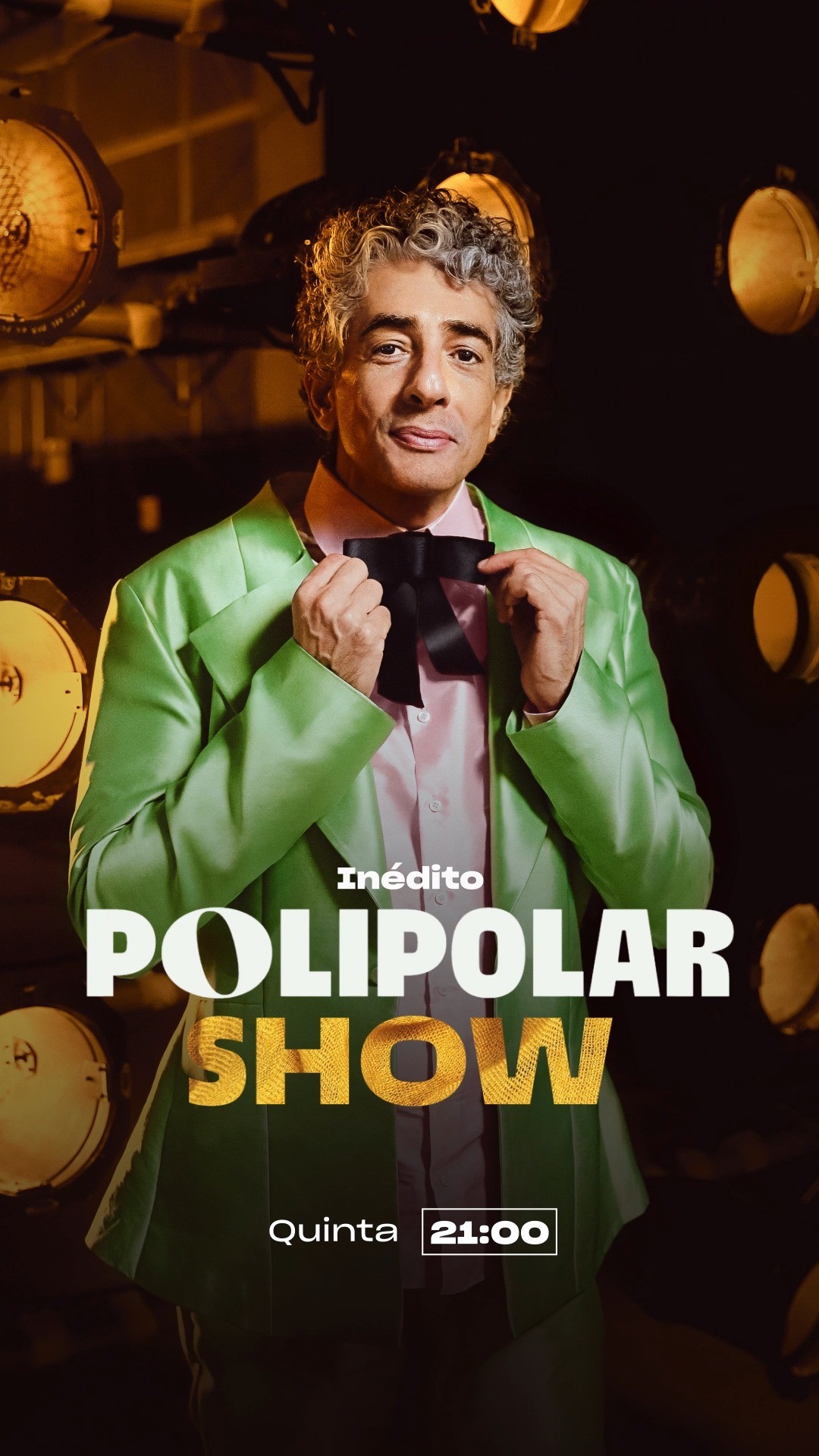 Instagram post by @fran.wt1 for Globoplay. Caption reads: Polipolar Show: você assiste e lembra.
Acompanhe o....