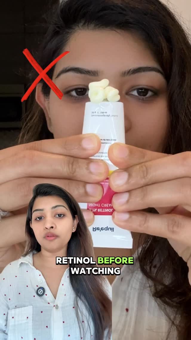 Instagram post by @therealpooo for Reequil. Caption reads: Finally found a retinol that doesn’t irritate my....