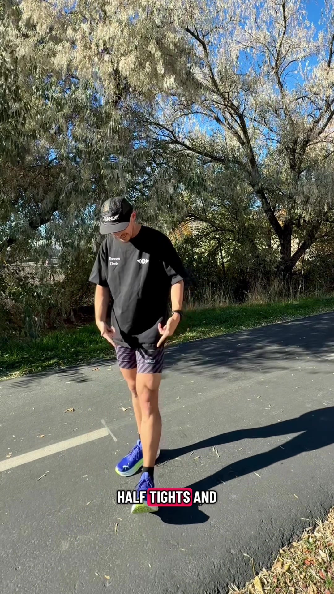 TikTok post by @jacerunsmore for GetSprints. Caption reads: Great way to start the day. Here’s a lil fit....