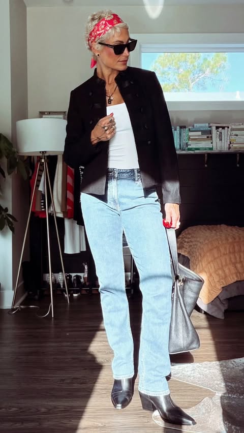 Instagram post by @katiemartinstudio for rag & bone. Caption reads: Gifted and grateful to @ragandbone This classic....