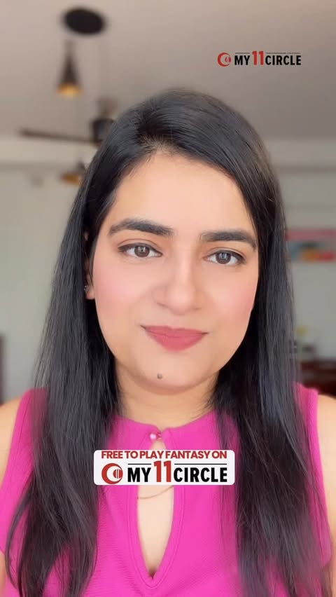 Instagram post by @rashikarajput01 for My11Circle. Caption reads: [...] Why not! Try Free to Play Fantasy on....