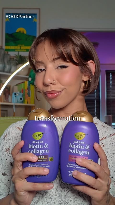 Instagram post by @nemesismarie06 for OGX Beauty. Caption reads: Take a deep breath and make your washday the....