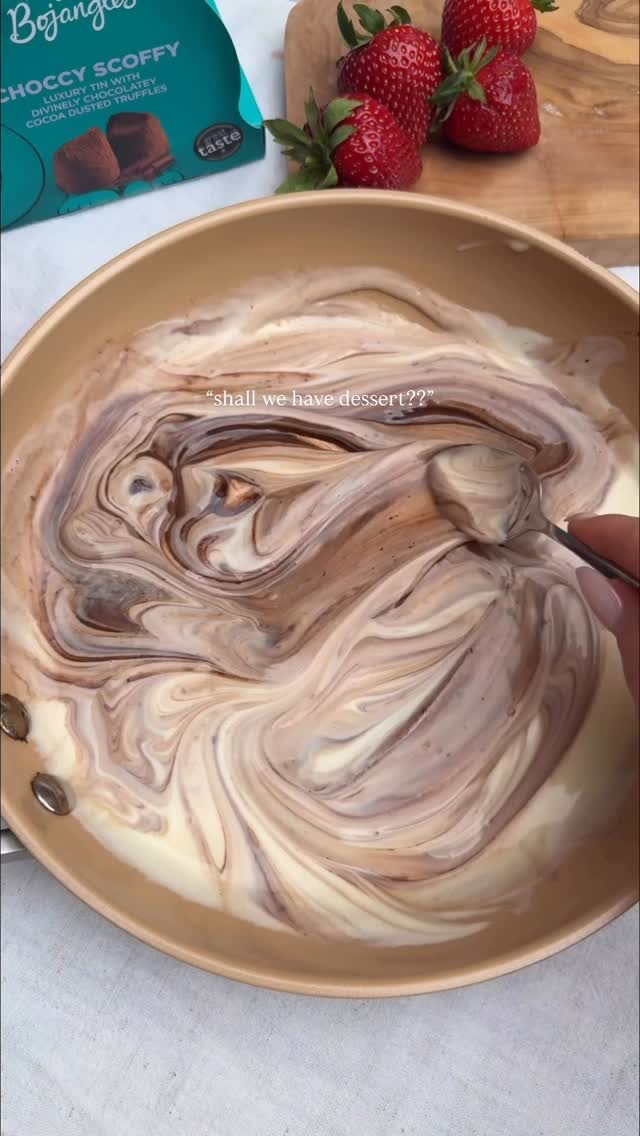 Instagram post by @rubys.food for Monty Bojangles. Caption reads: 4 ingredient chocolate trifle 🍓🍫

ad I wanted to....