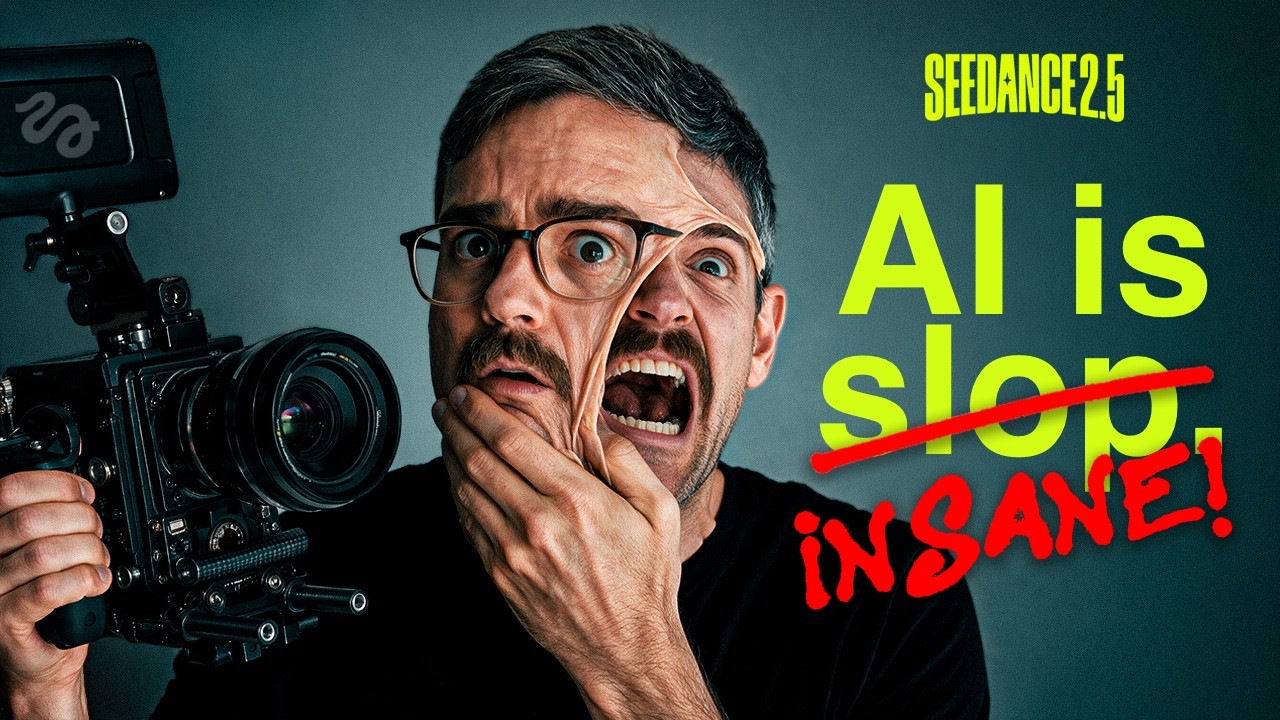 YouTube post by @SightseeingStan for audiio. Caption reads: I Mixed Real Footage with AI VFX… and it's....