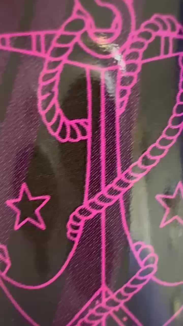 TikTok post by @tat2charlie for Dynamic Color. Caption reads: @Dynamic Color stencil magic.