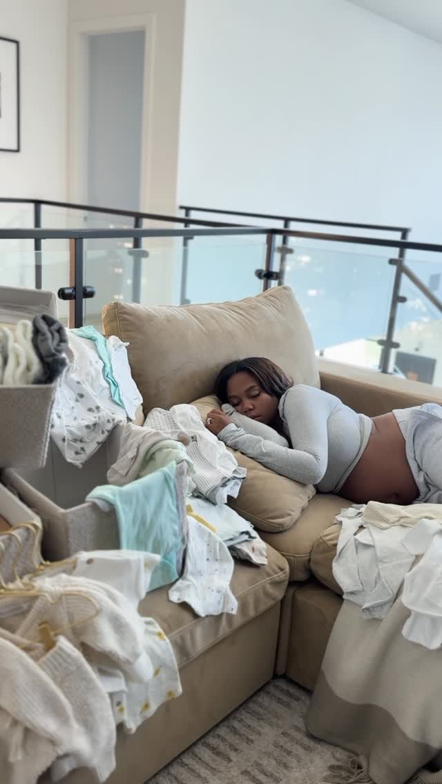 Instagram post by @cheynotshy for Calm. Caption reads: POV: I tried the new Calm Sleep app and ended up....