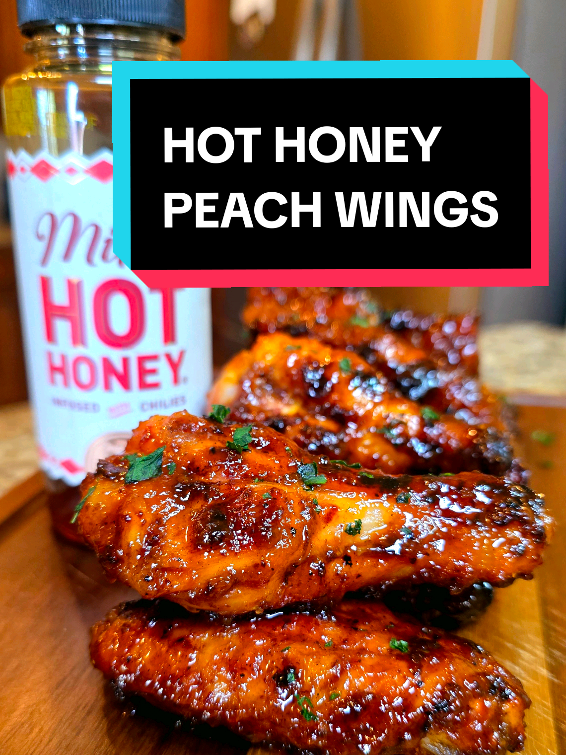 TikTok post by @901cravings for Mike's Hot Honey. Caption reads: [...] 1/4 Cup Buffalo Sauce 4 Tblsp Mike's Hot....