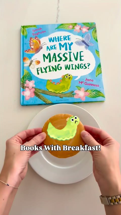 Instagram post by @boodlebugbooks for Bloomsbury Publishing. Caption reads: 🦋🐛What if you waited and waited to become a....