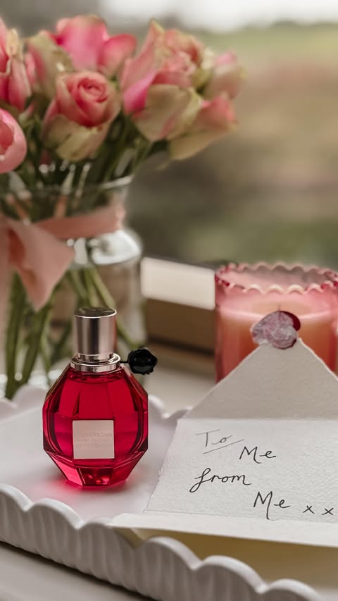 Instagram post by @oaktreehome for The Perfume Shop. Caption reads: ad Nothing I want more for Valentine’s than a....