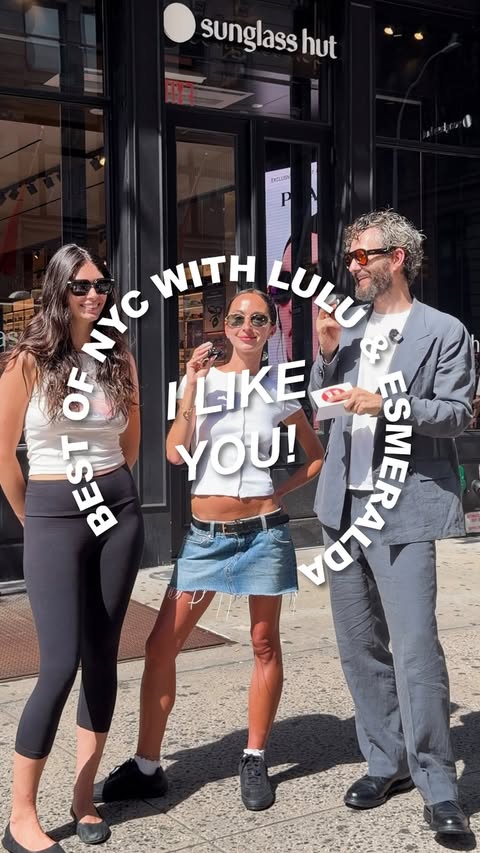 Instagram post by @lulustrauss for Sunglass Hut. Caption reads: [...] EDITION with Lulu and Esmerelda for....