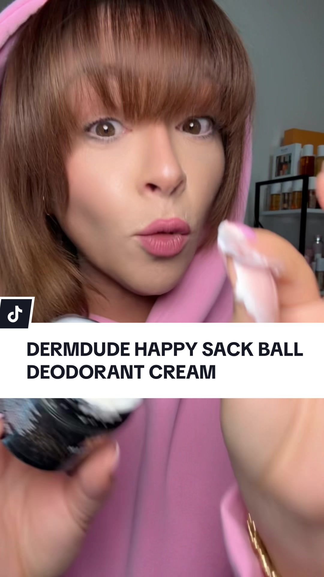 TikTok post by @ablondegirlsambition for Derm Dude. Caption reads: [...] #bodycare #tiktokshopcreatorpicks @Derm Dude....