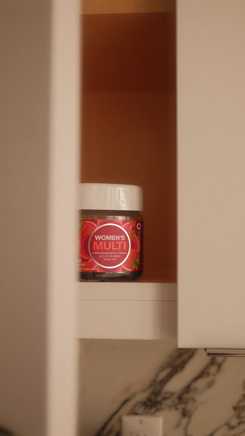 Instagram post by @kyyahabdul for OLLY. Caption reads: [...] daily wellness habits*, like taking my....