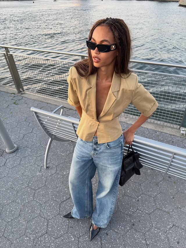 Instagram post by @cristinachenii for Valentino. Caption reads: Shades that do all the talking @maisonvalentino....