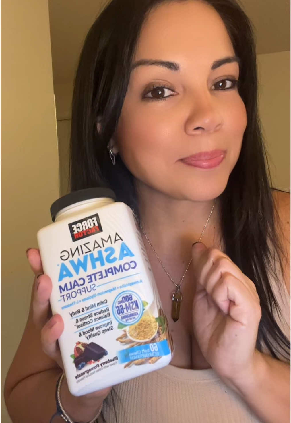 TikTok post by @pattysheart for Force Factor. Caption reads: @Force Factor #ashwagandha #forcefactor....