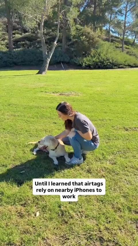 Instagram post by @meetthemungers for Tractive. Caption reads: [...] less thing to worry about 😅 #ad And....