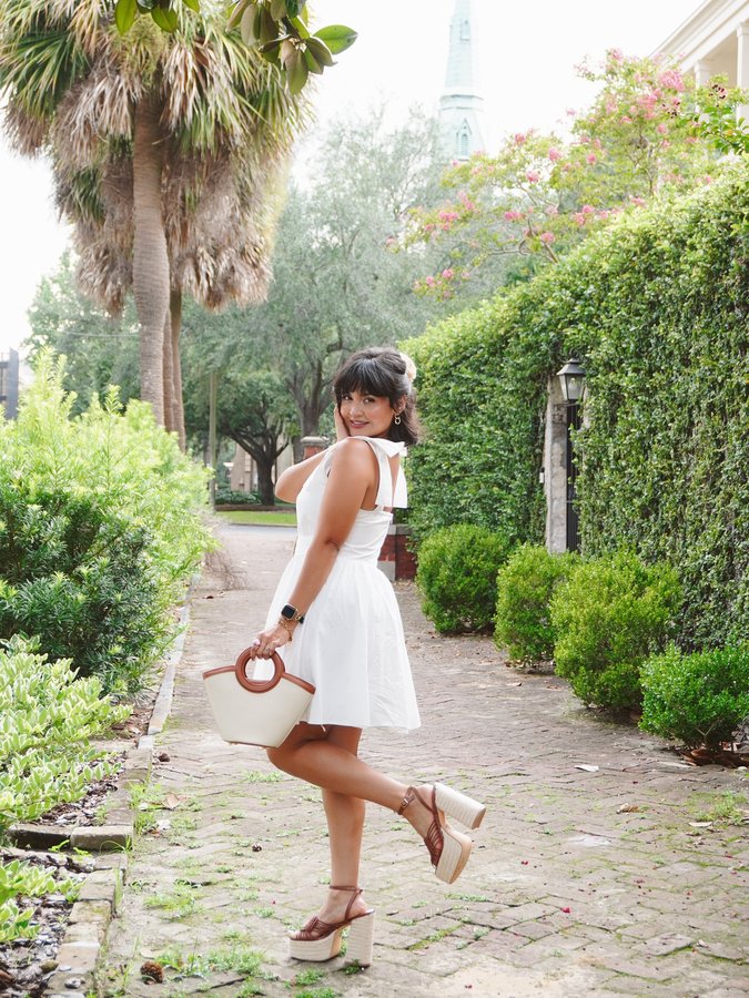 Instagram post by @kristelshiness for ShoeDazzle. Caption reads: Just enjoying the world God gave me....
