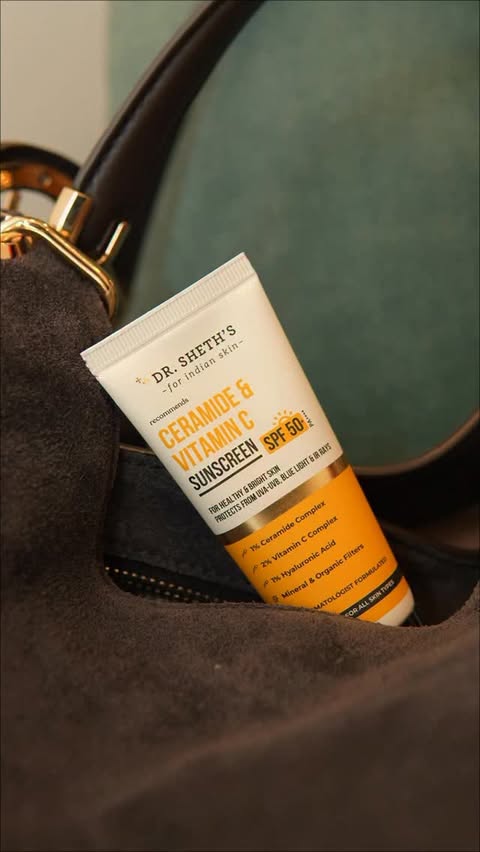 Instagram post by @parisa.barkzi for Dr Sheths. Caption reads: My wedding prep secret that stayed in my bag and....