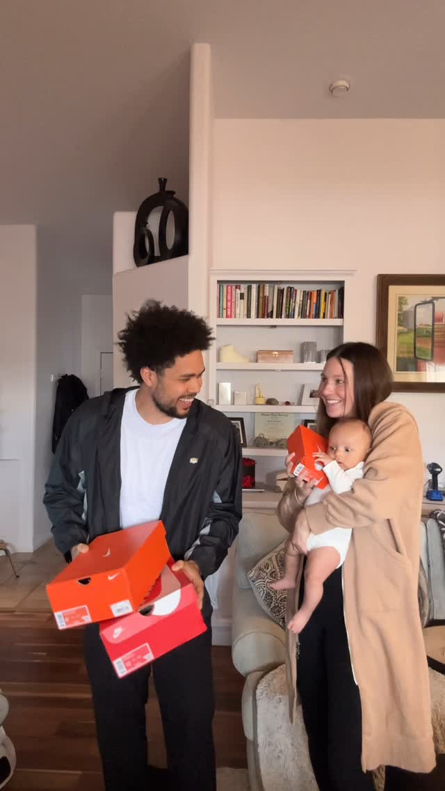 Instagram post by @mikethecompass for Rack Room Shoes. Caption reads: Sneakers for the whole family @myrackroomshoes....