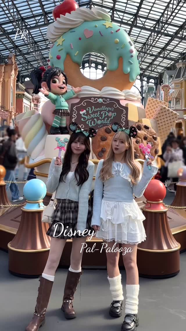 Instagram post by @mhr_honi for Tokyo Disney Resort Products. Caption reads: Disney Pal-Palooza....