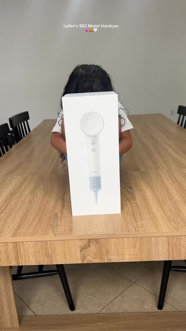 Instagram post by @ellabella_soleil for Laifentech. Caption reads: New Hairdryer Model from @laifen_tech leaving....