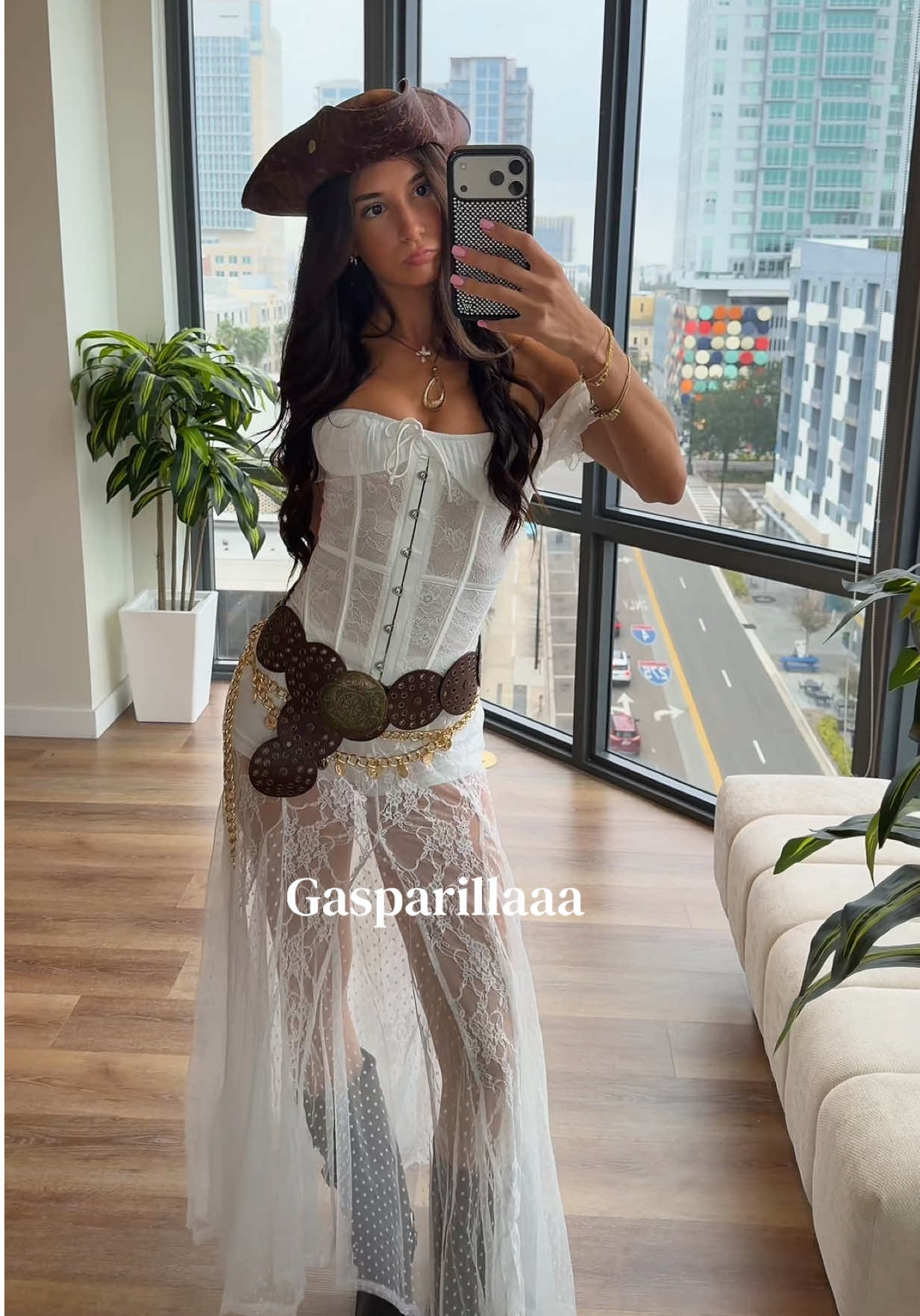 TikTok post by @alexisberentz for Outcast Clothing. Caption reads: [...] #gasparillatampa #outcastclothing.