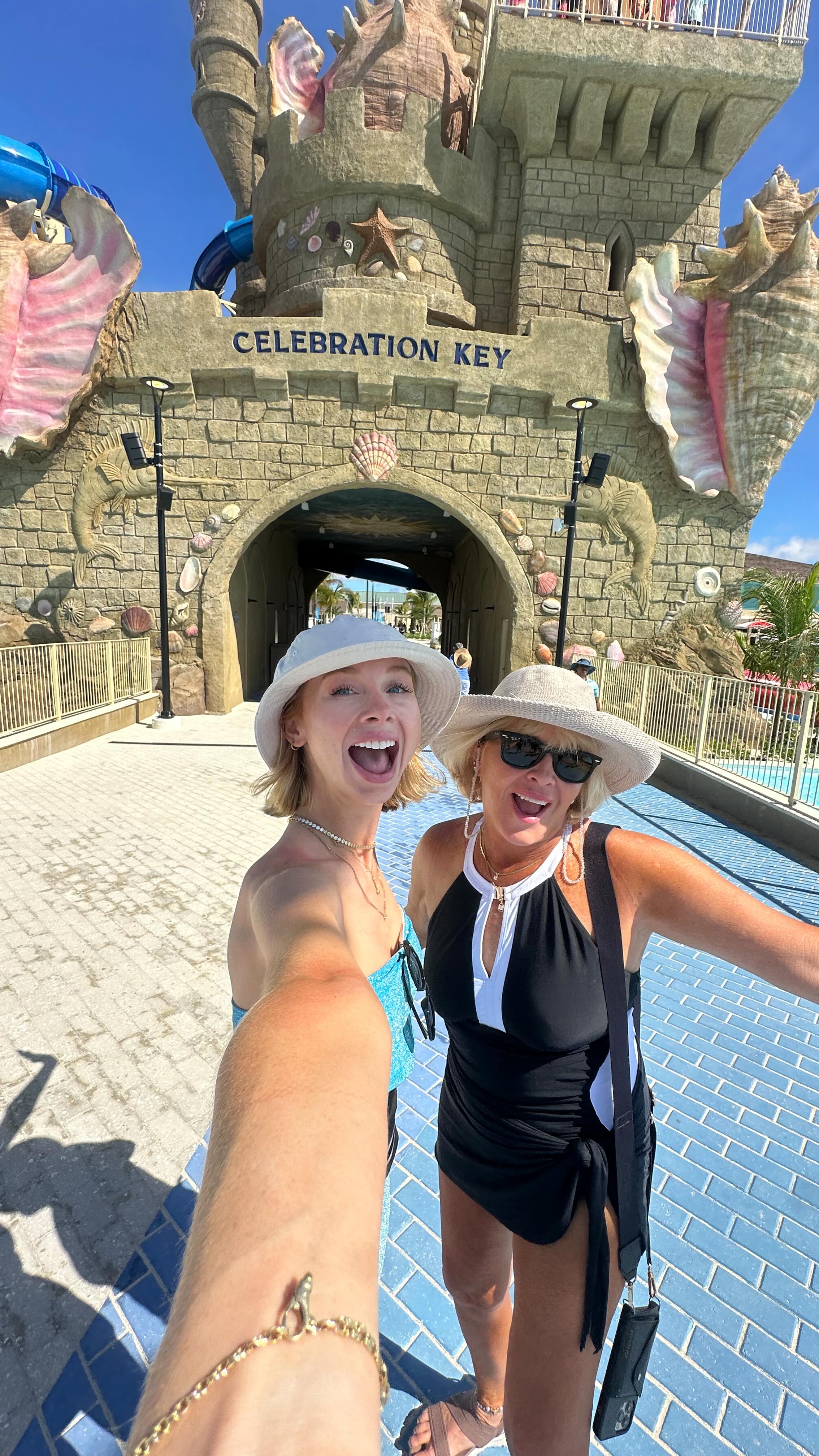 Instagram post by @kirby_j for Carnival. Caption reads: Spend the day with me at Celebration Key!....