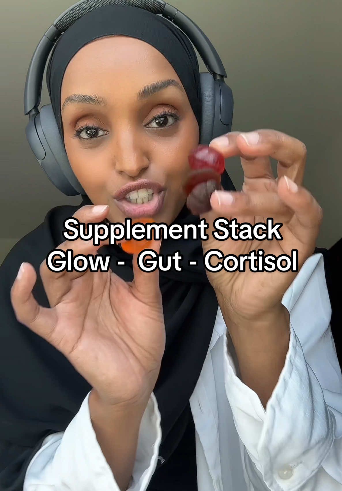 TikTok post by @sweetsoulandbeauty for Goli. Caption reads: [...] BEST SUPPLEMENT Stack 💫 @Goli® Nutrition....
