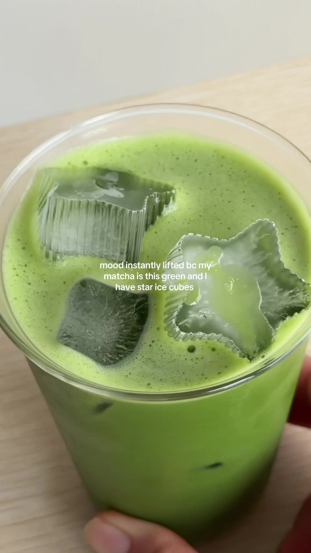 TikTok post by @emwada for Chazoku. Caption reads: [...] make me so happy :’)⭐️ matcha used: @Chazoku....