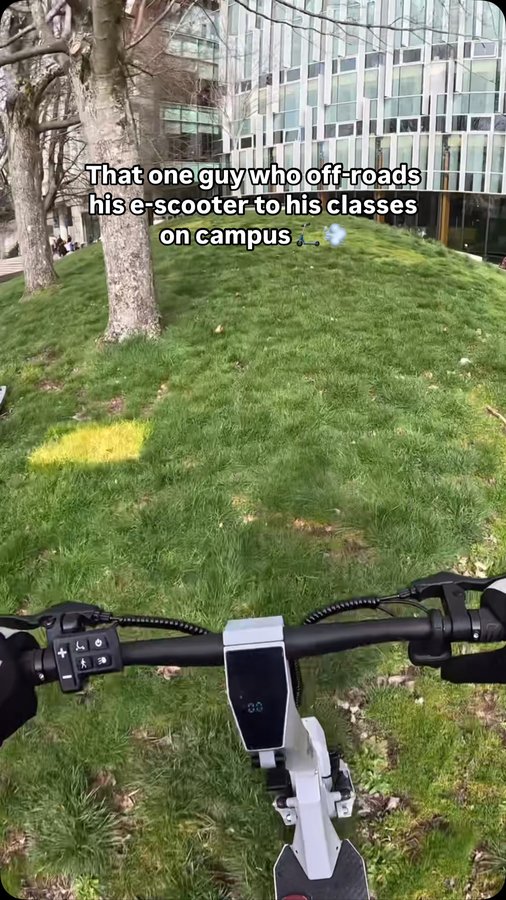 Instagram post by @scooterdomm for Gotrax. Caption reads: The Gotrax GX2 from @ridegotrax is an amazing....