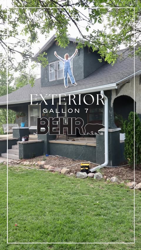Instagram post by @diysquid for BEHR Paint. Caption reads: [...] asked, and Behr delivered! 🙌🏽 #ad....