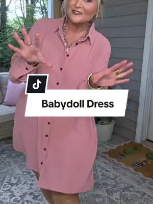 TikTok post by @markiewilliams5 for AUSELILY. Caption reads: [...] babydoll dress is perfect for....
