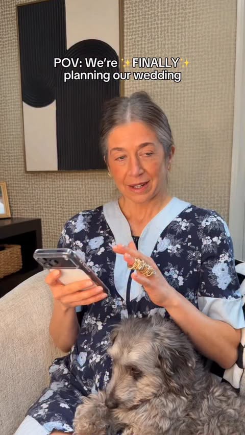 Instagram post by @itskatesteinberg for The Knot. Caption reads: @theknot 👰‍♀️💍 >>> the guy with a spoon [...].