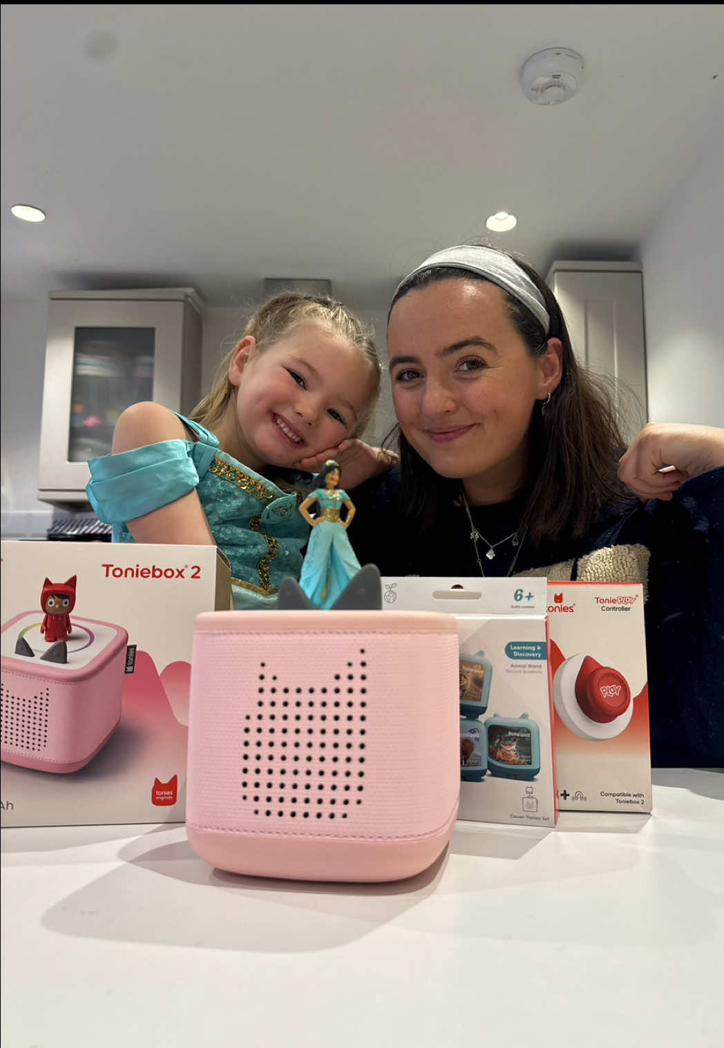 TikTok post by @laurengall_ for tonies. Caption reads: [...] for Miss Marlow!! we have LOVED our @tonies....