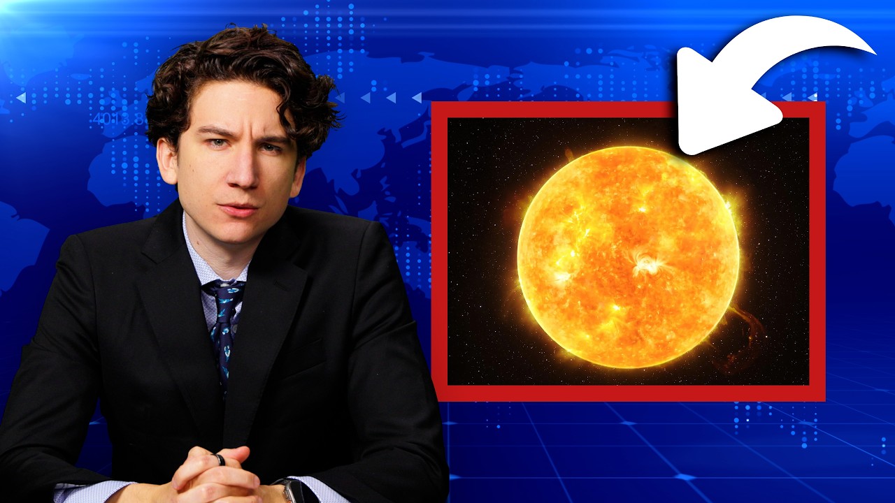 YouTube post by @danielthrasher for Squarespace. Caption reads: The Sun is 0.01% The Size of Your Mom.
