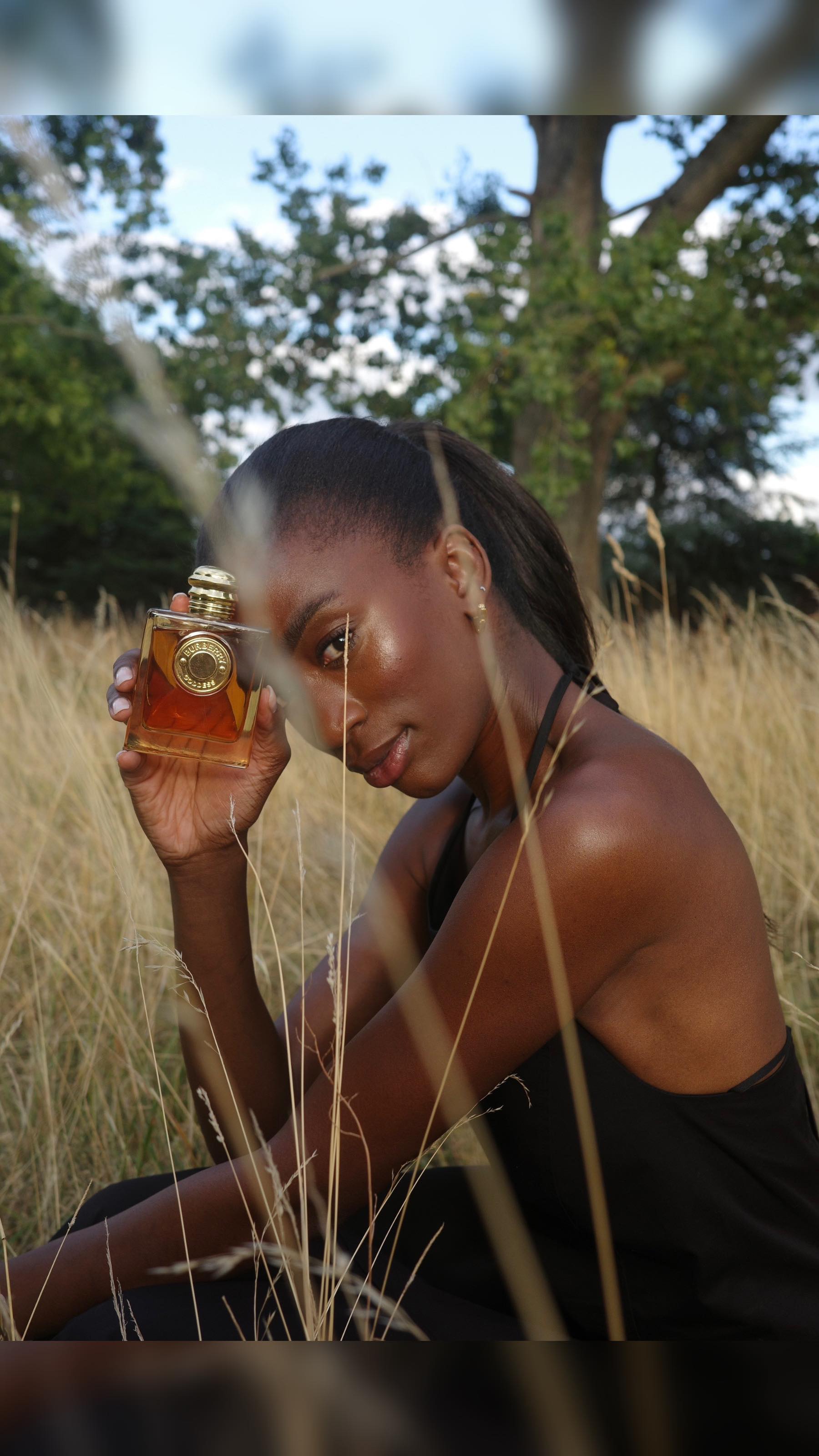 Instagram post by @_livmadeline for Selfridges. Caption reads: AD Embracing the power of goddess energy with the....