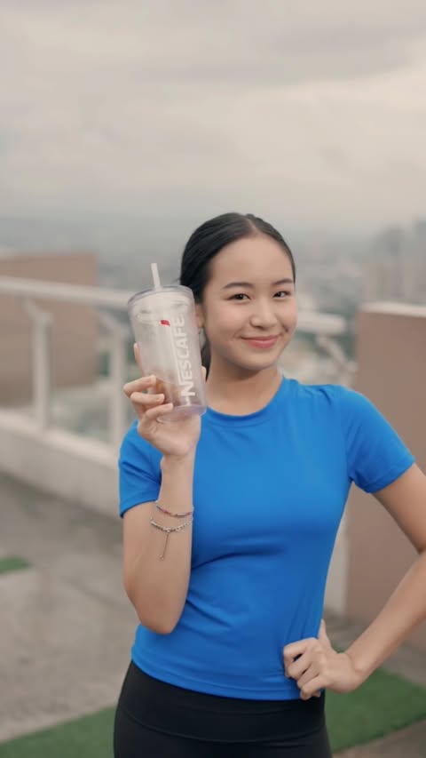 Instagram post by @capcaprice for NESCAFÉ Philippines. Caption reads: Can’t go wrong with a little #InstantCool in my....
