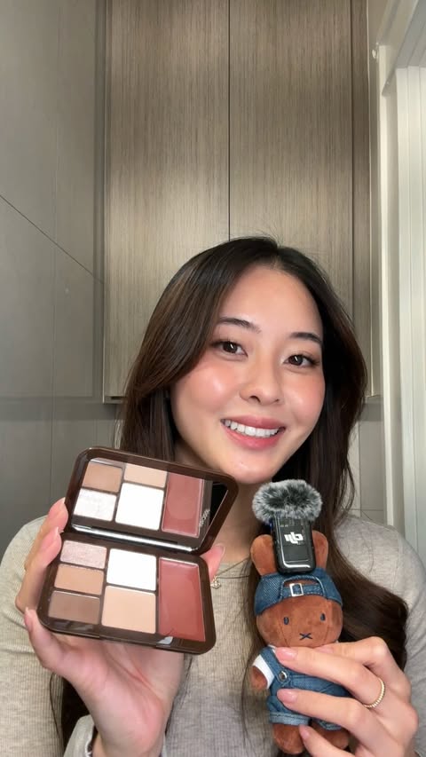 Instagram post by @cndysan for JOOCYEE. Caption reads: Autumn palette in Monday Coffee ☕️🤎....