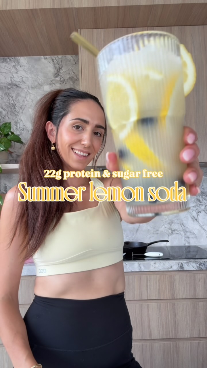 Instagram post by @bybrittanynoonan for Nutra Organics. Caption reads: Can you believe this delicious “lemonade” soda has....