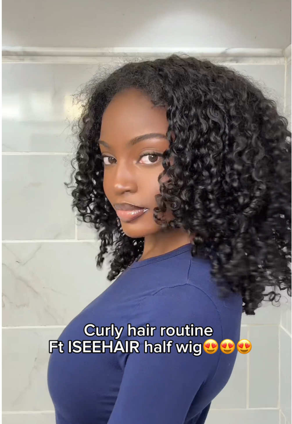 TikTok post by @msnevamiss for iseehair. Caption reads: @ISEEHAIR most requested tutorial😍 #blackfriday....