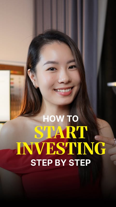 Instagram post by @your.finance.girl for Trading 212. Caption reads: [...] on how to start investing, using Trading....