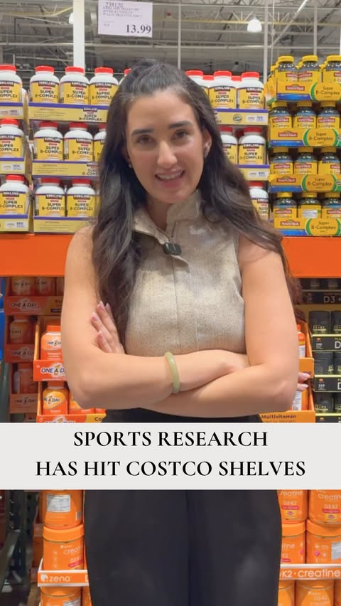 Instagram post by @karinadoninutrition for Sports Research. Caption reads: [...] that are a must for you!....