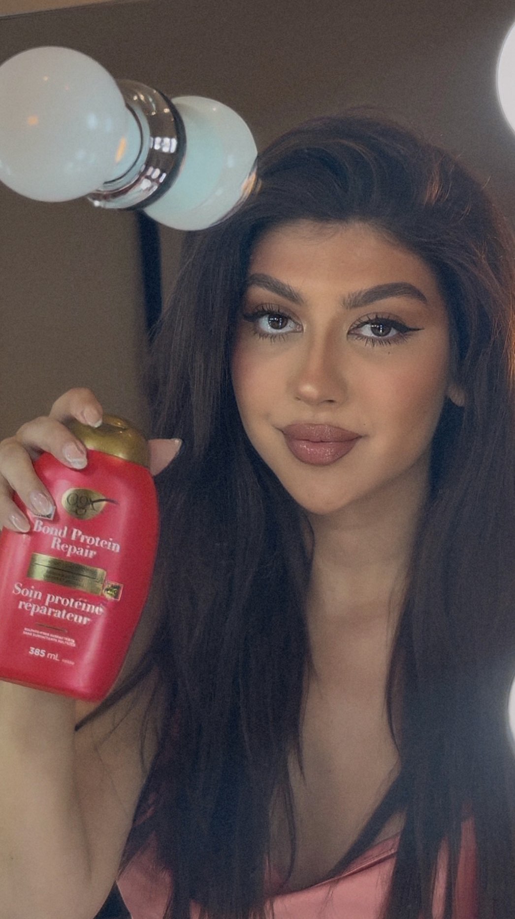 Instagram post by @tarasigari for OGX Beauty. Caption reads: #ad It’s Amazon Prime Day, and with all the....
