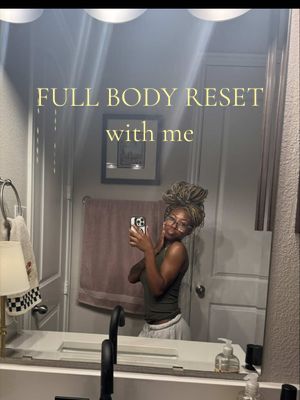 TikTok post by @keiannaverse for biöm. Caption reads: Day 1 | Resets are definitely needed 🙂‍↕️ • •....