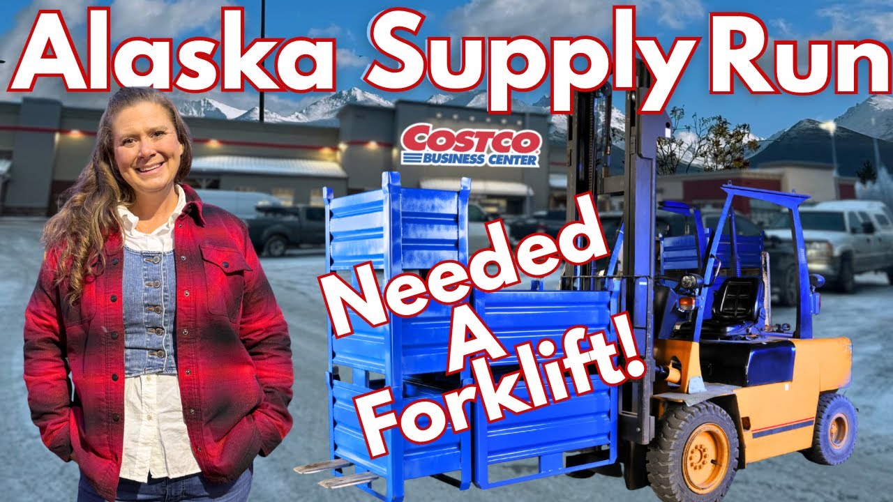 YouTube post by @modernhomesteadalaska for Duluth Trading Company. Caption reads: Winters Coming! Alaska Homestead Supply Run Fully....