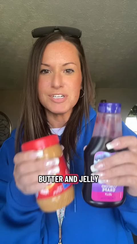 Instagram post by @brittany_the_boymom for Baseball Lifestyle 101. Caption reads: PB&J isn’t just a snack for kids, it’s a great way....