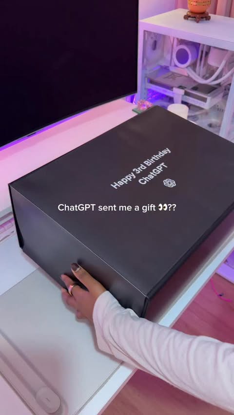 Instagram post by @isiomavlogs for OpenAI. Caption reads: what a yummy suprise ✨🤭

Thank you @chatgpt....