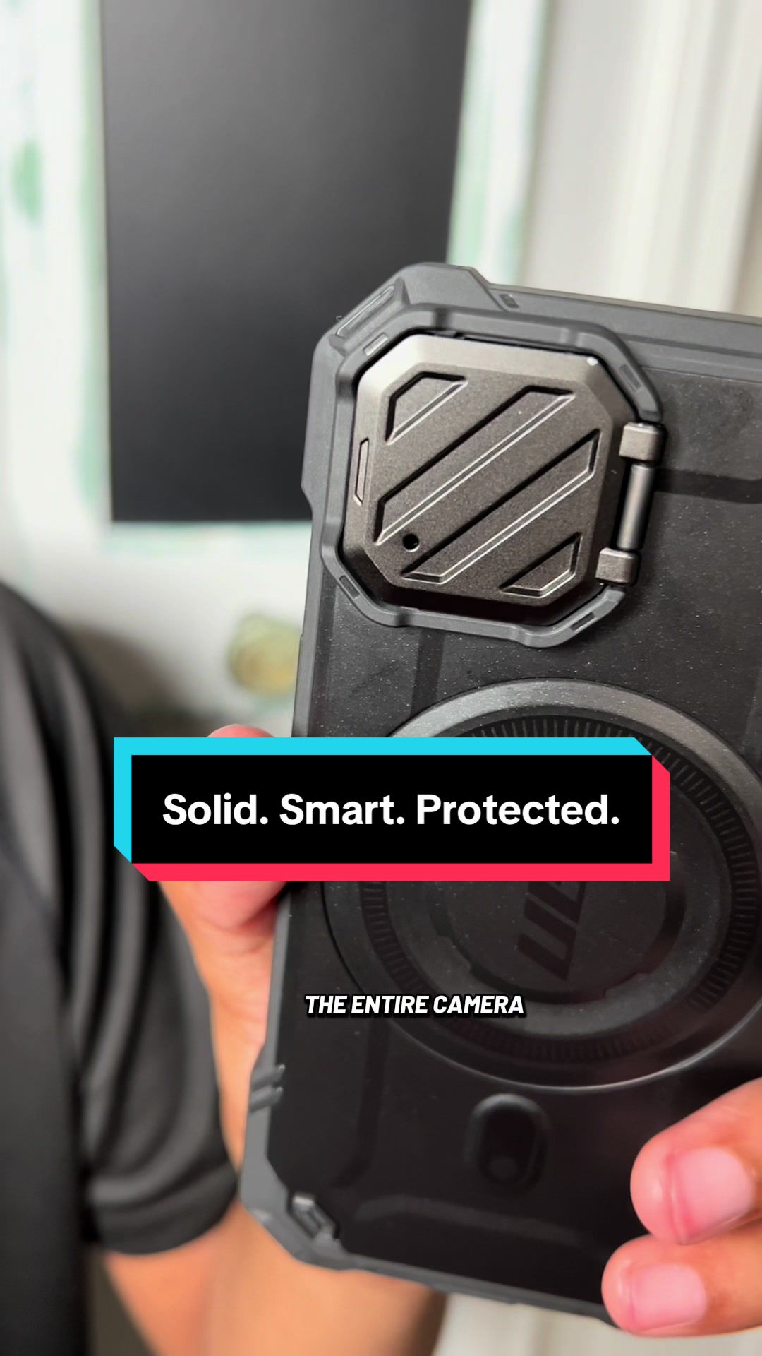 TikTok post by @the.quiet.hustler5 for Supcase. Caption reads: [...] #tiktokshopmusthaves #phonecases @Supcase US.