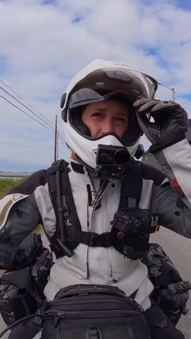 Instagram post by @runagrydeland for Cardo Systems. Caption reads: Senja - thanks for having us 🫶🏻⛰️

Full episode....